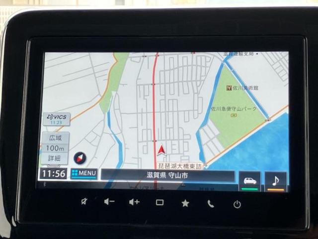 スペーシアカスタム ハイブリッドＸＳターボ　保証書／純正　９インチ　メモリーナビ／セーフティサポート（スズキ）／両側電動スライドドア／シートヒーター　前席／全方位モニター／車線逸脱防止支援システム／ヘッドランプ　ＬＥＤ　ターボ　全周囲カメラ（10枚目）