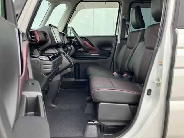 スペーシアカスタム ハイブリッドＸＳターボ　新品タイヤ／保証書／純正　９インチ　ＳＤナビ／セーフティサポート（スズキ）／両側電動スライドドア／シートヒーター　前席／全方位モニター用カメラ／車線逸脱防止支援システム／シート　ハーフレザー　ターボ（6枚目）