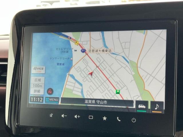 スペーシアカスタム ハイブリッドＸＳターボ　新品タイヤ／保証書／純正　９インチ　ＳＤナビ／セーフティサポート（スズキ）／両側電動スライドドア／シートヒーター　前席／全方位モニター用カメラ／車線逸脱防止支援システム／シート　ハーフレザー　ターボ（10枚目）