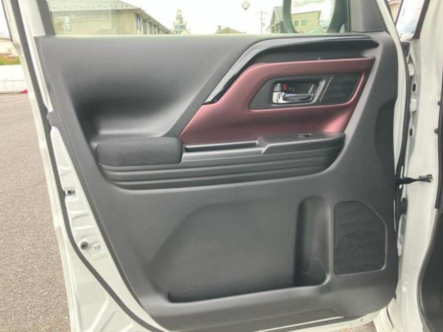 スペーシアカスタム ハイブリッドＸＳターボ　新品タイヤ／保証書／純正　９インチ　ＳＤナビ／セーフティサポート（スズキ）／両側電動スライドドア／シートヒーター　前席／全方位モニター用カメラ／車線逸脱防止支援システム／シート　ハーフレザー　ターボ（22枚目）