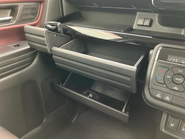 スペーシアカスタム ハイブリッドＸＳターボ　新品タイヤ／保証書／純正　９インチ　ＳＤナビ／セーフティサポート（スズキ）／両側電動スライドドア／シートヒーター　前席／全方位モニター用カメラ／車線逸脱防止支援システム／シート　ハーフレザー　ターボ（35枚目）