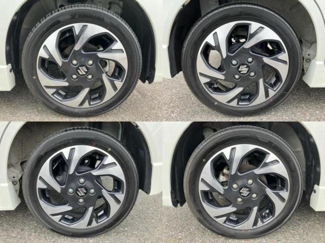 スペーシアカスタム ハイブリッドXSターボ 新品タイヤ/保証書/純正 9インチ SDナビ/セーフティサポート(スズキ)/両側電動スライドドア/シートヒーター 前席/全方位モニター用カメラ/車線逸脱防止支援システム/シート ハーフレザー ターボ(54枚目)