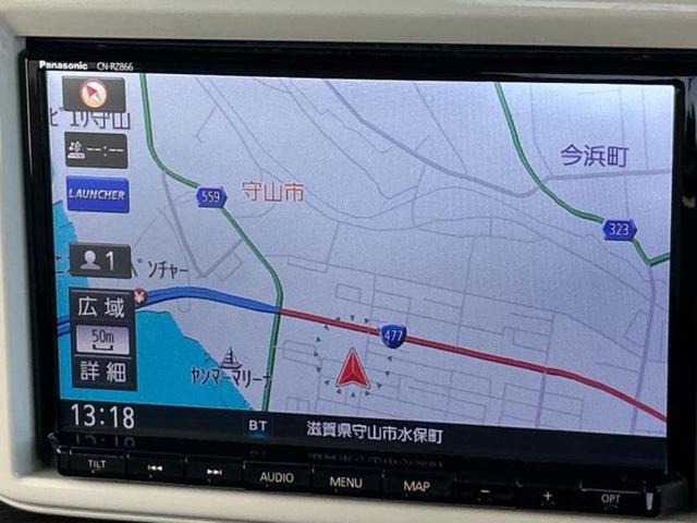 アルトラパン モード 新品タイヤ/保証書/純正 8インチ メモリーナビ/デュアルカメラブレーキサポート(スズキ)/シートヒーター 前席/車線逸脱防止支援システム/ドライブレコーダー 社外/ヘッドランプ HID DVD再生(10枚目)