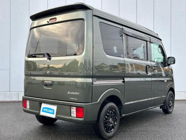 エブリイ ４ＷＤジョインターボ　保証書／社外　ＳＤナビ／セーフティサポート（スズキ）／車線逸脱防止支援システム／ＵＳＢジャック／Ｂｌｕｅｔｏｏｔｈ接続／ＥＴＣ２．０／ＥＢＤ付ＡＢＳ／横滑り防止装置／バックモニター　バックカメラ（3枚目）