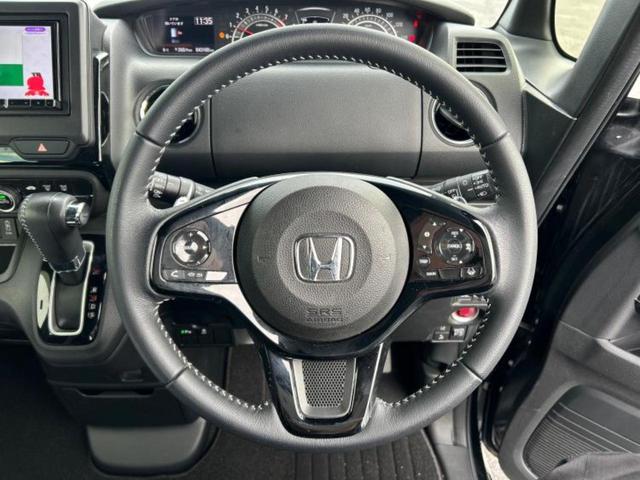 N-BOXカスタム L・ターボ 新品タイヤ/保証書/社外 SDナビ/ホンダセンシング/両側電動スライドドア/シートヒーター 前席/車線逸脱防止支援システム/シート ハーフレザー/ドライブレコーダー 前後/ヘッドランプ LED ターボ(15枚目)