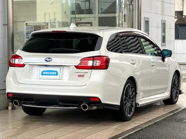 レヴォーグ ４ＷＤ１．６ＳＴＩスポーツアイサイト　ＳＴＩエアロ／社外　メモリーナビ／アイサイト／シートヒーター　前席／車線逸脱防止支援システム／シート　フルレザー／ヘッドランプ　ＬＥＤ／ＵＳＢジャック／Ｂｌｕｅｔｏｏｔｈ接続／ＥＴＣ　革シート　ターボ（3枚目）