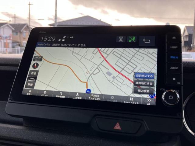 Ｎ－ＢＯＸカスタム ターボ　新品タイヤ／保証書／純正　９インチ　ナビ／ホンダセンシング／両側電動スライドドア／シートヒーター　前席／車線逸脱防止支援システム／シート　ハーフレザー／ドライブレコーダー　純正　衝突被害軽減システム（10枚目）