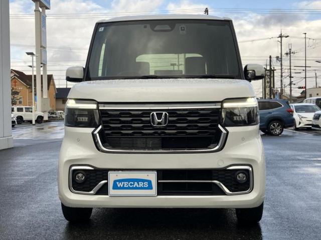 Ｎ－ＢＯＸカスタム ターボ　新品タイヤ／保証書／純正　９インチ　ナビ／ホンダセンシング／両側電動スライドドア／シートヒーター　前席／車線逸脱防止支援システム／シート　ハーフレザー／ドライブレコーダー　純正　衝突被害軽減システム（44枚目）