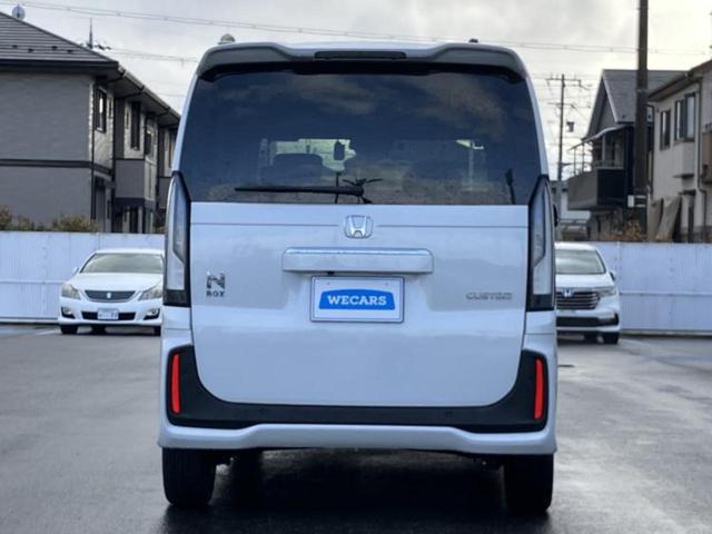 Ｎ－ＢＯＸカスタム ターボ　新品タイヤ／保証書／純正　９インチ　ナビ／ホンダセンシング／両側電動スライドドア／シートヒーター　前席／車線逸脱防止支援システム／シート　ハーフレザー／ドライブレコーダー　純正　衝突被害軽減システム（45枚目）