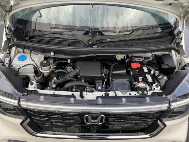 Ｎ－ＢＯＸカスタム ターボ　新品タイヤ／保証書／純正　９インチ　ナビ／ホンダセンシング／両側電動スライドドア／シートヒーター　前席／車線逸脱防止支援システム／シート　ハーフレザー／ドライブレコーダー　純正　衝突被害軽減システム（49枚目）