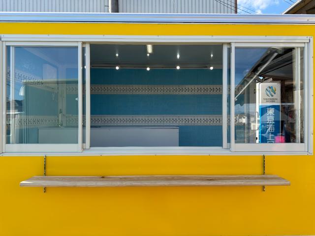 ダイナトラック キッチンカー　キッチンカー仕様　Ｗ２６００ＸＨ９７０アルミサッシ窓　Ｗシンク内新品２００ＬＸ２給排水タンク　新品電動給水ポンプ　レール式ＬＥＤスポット　新品換気扇カバー付属　新品フロアー張替施工リフォーム後未使用（39枚目）