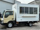 タイタンダッシュ 　キッチンカー仕様　Ｗシンク台内新品１２０ＬＸ２給排水タンク電動給水ポンプＷ２６０ＸＨ９７０窓４枚建レール式ＬＥＤスポット新品換気扇防水カバー付フロアー新品張替え施工済　３Ｄロックブラック／ホワイト仕様（5枚目）