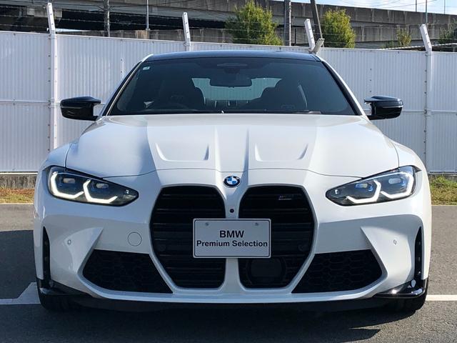M4 M4クーペ コンペティション M xDrive 2年保証付 HUD 黒革 Mブレーキ H/K カーボンR レーザーライト 全周囲 Vシート ACC 地デジ Rスポイラー 電動シートH 電動トランク アンビエント デモカー 禁煙車 認定中古車(10枚目)