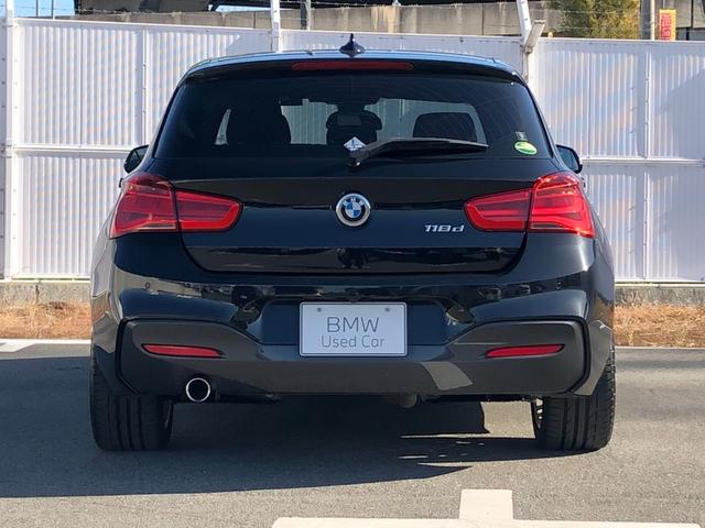 １シリーズ １１８ｄ　Ｍスポーツ　コンフォートＰＫＧ　パーキングサポートＰＫＧ　クルコン　シートヒーター　追突警告　車線逸脱　ＬＥＤ　ブラックパネル　ＣＤスロット　バックカメラ　リアフィルム　タッチナビ　１７ＡＷ　弊社下取り車　禁煙車（8枚目）