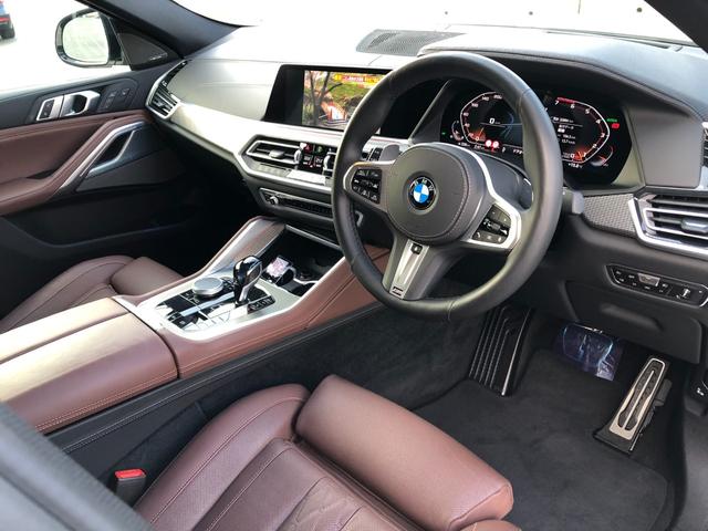 X6 M50i 2年保証付 Mブレーキ H/K 茶革 HUD 全周囲 Vシート ドラレコ前後 ステアリングH 地デジ H&Cホルダー ACC コンフォートP 21AW 弊社下取り車 ワンオーナー 禁煙車認定中古車(28枚目)
