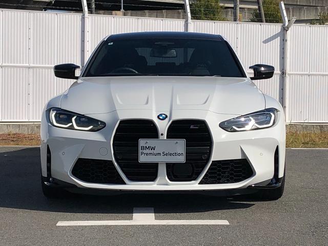 M3 M3セダン コンペティション M xDrive 2年保証付 HUD 黒革 Vシート H/K Mブレーキ 電動シートH ACC 地デジ 全周囲 レーザーライト 19/20インチAW アンビエント Rフィルム 弊社下取り車 ワンオーナー 認定中古車(9枚目)