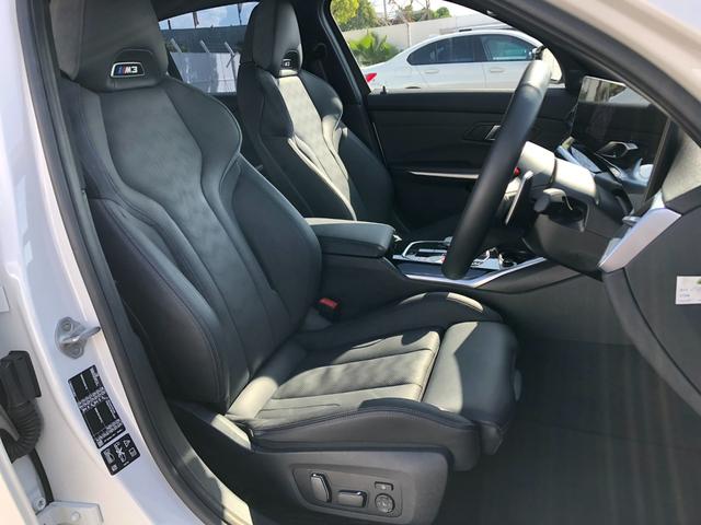 M3 M3セダン コンペティション M xDrive 2年保証付 HUD 黒革 Vシート H/K Mブレーキ 電動シートH ACC 地デジ 全周囲 レーザーライト 19/20インチAW アンビエント Rフィルム 弊社下取り車 ワンオーナー 認定中古車(11枚目)