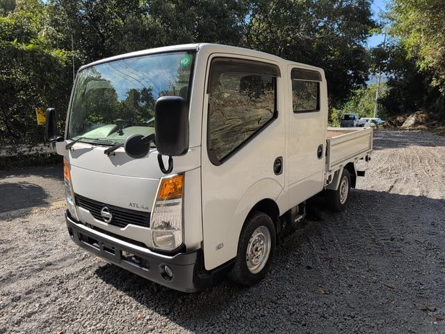 アトラストラック WキャブフルスーパーローDX 4WD! Wキャブ! トラック 1150積載! 低床! ディーゼルターボ! 全長4690 幅1690 荷台寸法2100 1600 5MT! 三方開き!(9枚目)