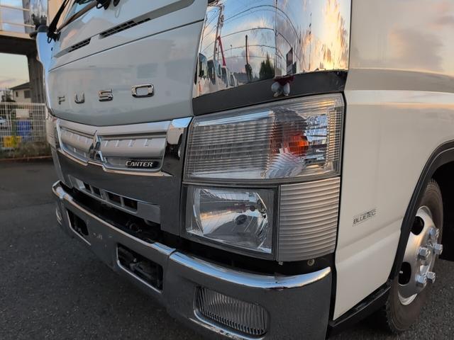 キャンター Ｗキャブ全低床　２トン積載！　Ｗキャブ！　トラック　低床！　ディーゼルターボ！　全長４６９０　幅１６９０　荷台寸法２１００　１６００　６ＡＴ！　三方開き！（25枚目）