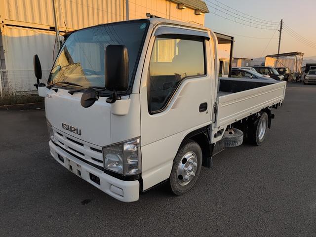 エルフトラック フラットロー　２トン積載！　低床！　ディーゼルターボ！　トラック１　全長４６９０　幅１６９０　荷台寸法３１００　１６００　５ＭＴ！　三方開き！（9枚目）