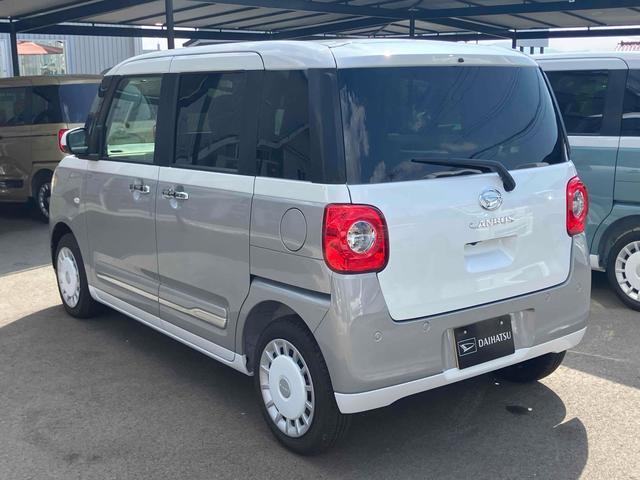 ムーヴキャンバス ストライプスＧ　バックカメラ　両側電動スライドドア　クリアランスソナー　レーンアシスト　衝突被害軽減システム　オートライト　ＬＥＤヘッドランプ　スマートキー　アイドリングストップ　電動格納ミラー　シートヒーター（14枚目）