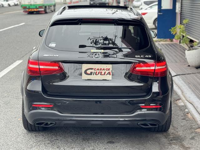 ＧＬＣ ＧＬＣ４３　４マチック　パノラマルーフ　ブラックレザーシート　２１インチアルミ　レーダーセーフティ　ディーラー車（10枚目）