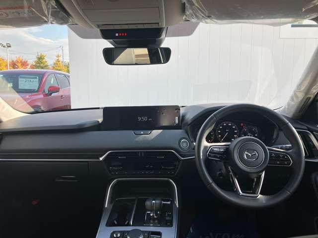 ＣＸ－６０ ２．５　２５Ｓ　Ｌパッケージ　弊社社有車ＵＰ　３６０°ビューモニター　レーダークルーズコントロール　運転席・助手席シートヒーター　コーナーセンサー　オートライト（3枚目）