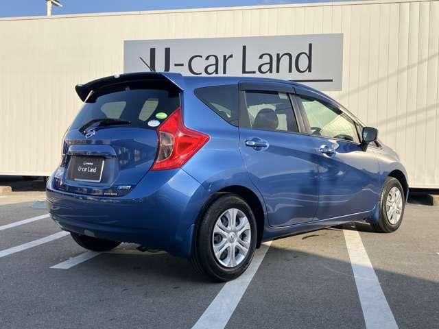 ノート １．２　Ｘ　ＤＩＧ－Ｓ　ＣＤデッキＡＵＸ入力　ＥＴＣ車載器　衝突被害軽減システム　車線逸脱警報装置　オートエアコン　スマートキーレス（2枚目）