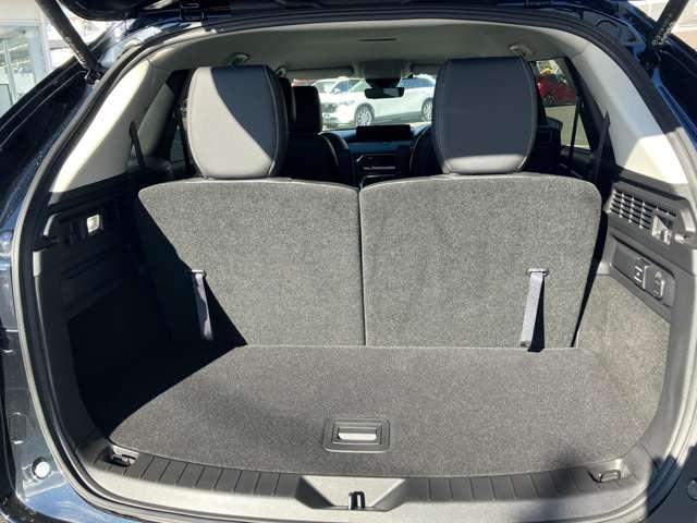 電動リフトゲートで開閉楽々。開閉の上限設定もできますので、低い立体駐車場などでも便利です。