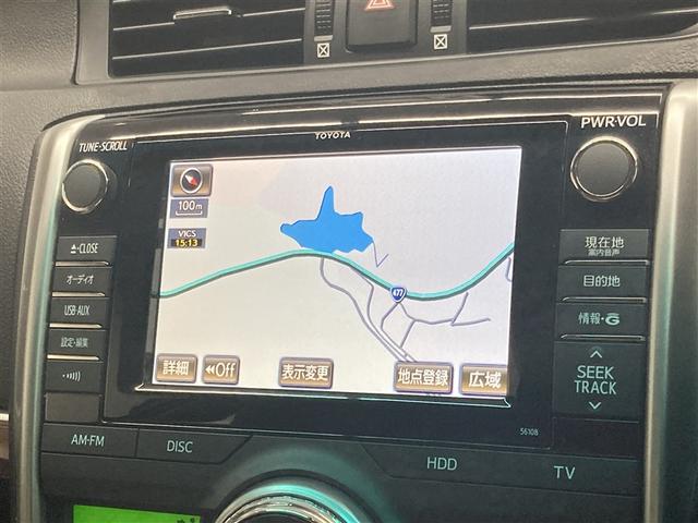 マークX プレミアム フルセグ HDDナビ DVD再生 ミュージックプレイヤー接続可 バックカメラ ETC HIDヘッドライト(4枚目)