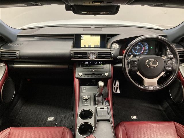 RC RC350 Fスポーツ 革シート フルセグ メモリーナビ DVD再生 ミュージックプレイヤー接続可 バックカメラ 衝突被害軽減システム ETC ドラレコ LEDヘッドランプ ワンオーナー フルエアロ(3枚目)