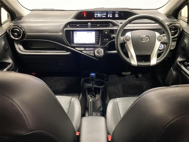 アクア Gブラックソフトレザーセレクション ワンセグ メモリーナビ ミュージックプレイヤー接続可 バックカメラ ETC(4枚目)