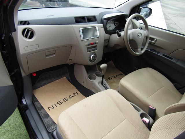 ミラ Ｘ　純正ＤＶＤナビ・ワンセグ・バックカメラ・オートエアコン・プライバシーガラス・キーレス・電格ミラー・マットバイザー（8枚目）