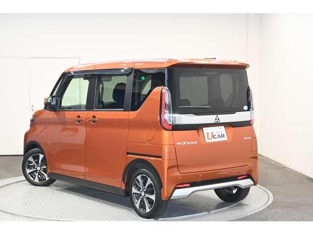 ｅＫクロススペース Ｔ　９型メモリーナビ　全周囲カメラ　ＥＴＣ　ブレーキサポート　クルコン　ＬＥＤヘッド　シートヒーター　ターボ車　フルセグＴＶ　ＥＴＣ　スマートキー　ＤＶＤ　メモリーナビ　バックカメラ　ナビＴＶ　キーレス（3枚目）