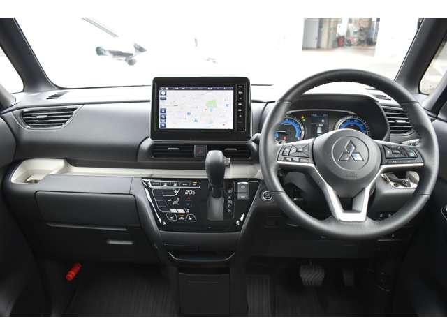 デリカミニ T プレミアム 9型ナビゲーション ETC2.0 オールウェザーマット 衝突軽減装置 ターボエンジン ナビTV 寒冷地 パワステ フルタイム4WD エアバッグ ESC サイドカメラ クルコン インテリキー キーフリー(13枚目)