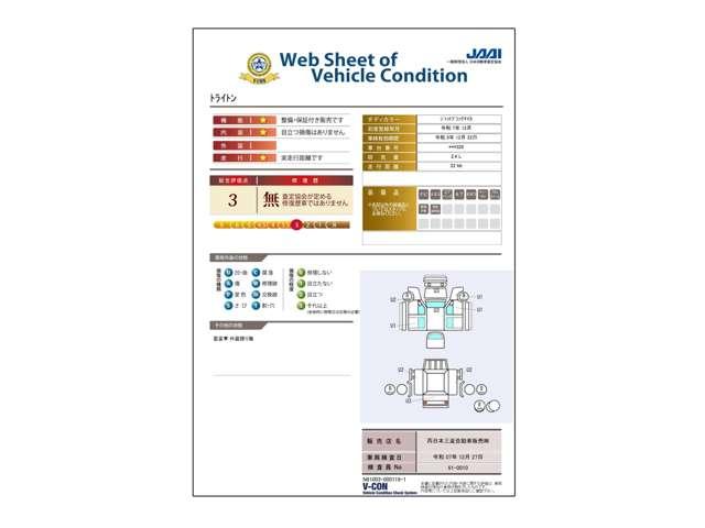 ������̎ԗ���蹂ɂ�鑹�����󂯂܂����w�Ђ傤�Q�ԁx�ł��B�O�Ϗ�̑����݂̂ƂȂ�A���s���\����S���ɉe���͂������܂���B����ł̔̔��ƂȂ�܂��̂ł��������������B