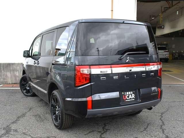 デリカＤ：５ シャモニー　雹害車両　登録済未使用車　アイドリングＳ　アクティブクルーズコントロール　イモビ　衝突被害軽減装置　Ｂモニター　サイドカメラ　助手席エアバッグ　電動リアゲート　４ＷＤ　シートＨ　パワーシート　ＬＥＤ（10枚目）