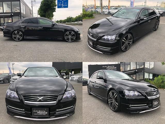 マークｘ トヨタ ２５０ｇ ｈｄｄナビ ｃｄ ｄｖｄ ｍサーバー ｂモニ パワーシート ｈｉｄ カスタムヘッドライト ２０ａｗ フルタップ車高調 ｒフィルム デイライト風スモール スモークテール ウインカーミラー 大阪府 ２５０ｇ ｈｄｄナビ ｃｄ