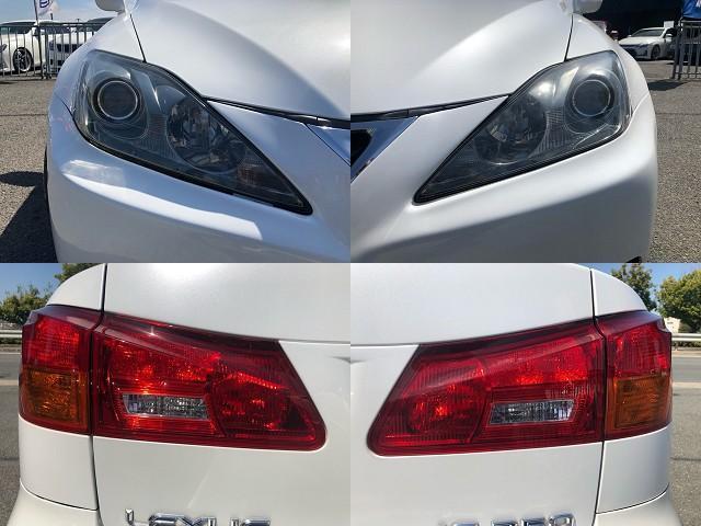 IS250 バージョンL HDDナビ・CD/Mサーバ・ETC・禁煙車・本革シート・ワーク18AW・HKS車高調・スピンドルワンオフエアロ・リアISF仕様(9枚目)