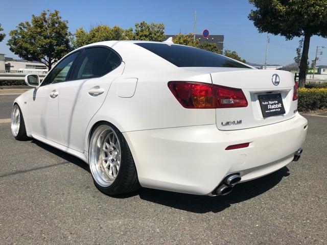 IS250 バージョンL HDDナビ・CD/Mサーバ・ETC・禁煙車・本革シート・ワーク18AW・HKS車高調・スピンドルワンオフエアロ・リアISF仕様(27枚目)