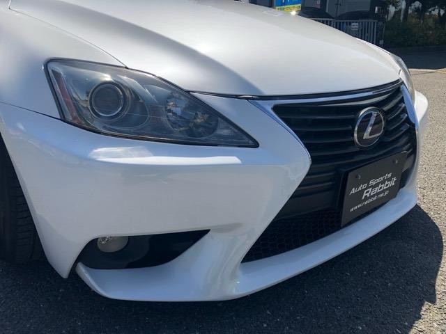 IS250 バージョンL HDDナビ・CD/Mサーバ・ETC・禁煙車・本革シート・ワーク18AW・HKS車高調・スピンドルワンオフエアロ・リアISF仕様(35枚目)