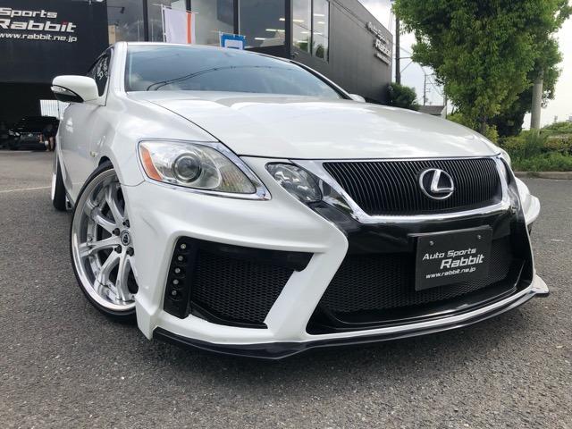 ＧＳ３５０　ＨＤＤナビ・ＣＤ・ＥＴＣ・Ｂモニ・Ｒシェード・コンビハンドル・Ｒフィルム・本革シート・ブラックパールエアロ・ワーク１９ＡＷ・エイムゲイン車高調・キャンバーキット・社外マフラー(80枚目)