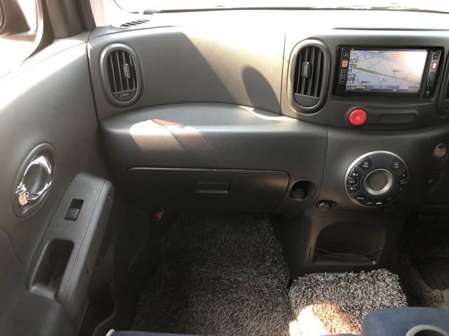 キューブ １５Ｘ　インディゴ＋プラズマ　ＳＤナビ・ＣＤ・ＤＶＤ・Ｂｌｕｅｔｏｏｔｈオーディオ・ホイール塗装・マッドタイヤ・新品アゲサス・ルーフレール・ルーフキャリア（58枚目）