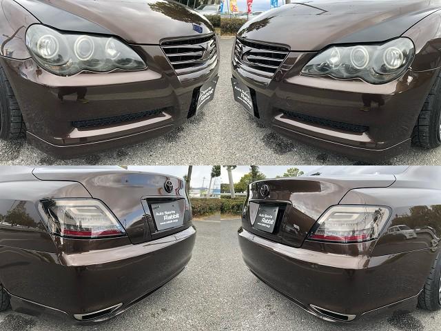 250G HDDナビ・WORKエモーション18AW・フルタップ車高調・専用シートカバー・ルーフブラック・HDDナビ・CD/DVD/Bトゥース/フルセグ・加工ヘッドライト・社外ファイバーテール・ETC・HID(5枚目)