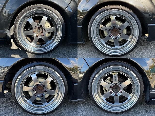 ハイエースバン ロングスーパーＧＬ　４型仕様フェイスチェンジ・プッシュスタート・ストラーダフローティングナビ・Ｂｌｕｅｔｏｏｔｈ・ツイター・ドラレコ・デジタルインナーミラー・外テール・セミバッケトシート・ウインカーミラー・カーボンパーツ（4枚目）