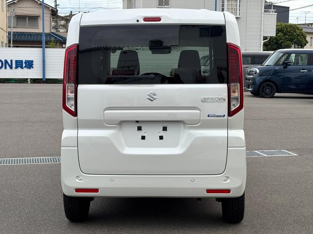 スペーシア ＨＹＢＲＩＤ　Ｘ　全方位カメラナビ／メーカー保証　電動スライドドア／助手席アンダーボックス／電動格納ミラー／プッシュスタート／シートヒーター／前後誤発進抑制システム／リヤパーキングセンサー／アイドリングストップ／横滑り防止機能／フロアマット（6枚目）