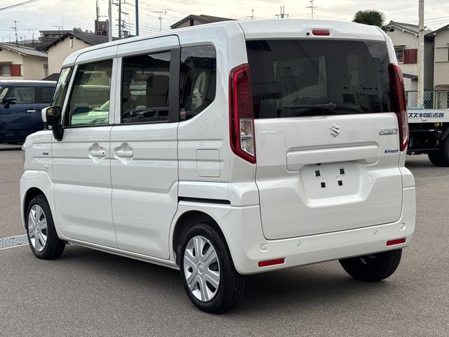 スペーシア ＨＹＢＲＩＤ　Ｘ　全方位カメラナビ／メーカー保証　電動スライドドア／助手席アンダーボックス／電動格納ミラー／プッシュスタート／シートヒーター／前後誤発進抑制システム／リヤパーキングセンサー／アイドリングストップ／横滑り防止機能／フロアマット（7枚目）