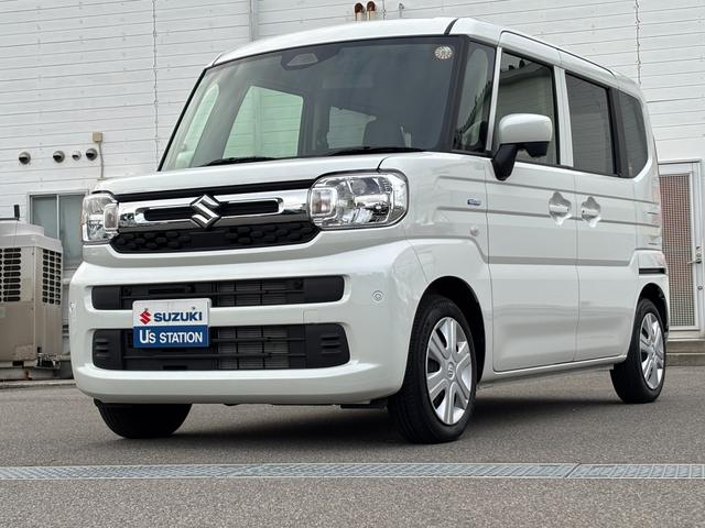 スペーシア ＨＹＢＲＩＤ　Ｘ　全方位カメラナビ／メーカー保証　電動スライドドア／助手席アンダーボックス／電動格納ミラー／プッシュスタート／シートヒーター／前後誤発進抑制システム／リヤパーキングセンサー／アイドリングストップ／横滑り防止機能／フロアマット（9枚目）
