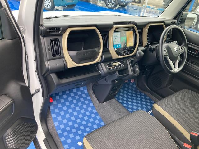 ハスラー ＨＹＢＲＩＤ　Ｇ　３型　　デモカー使用車　全方位ナビ　ＡＣＣ　デュアルカメラブレーキサポート（前後衝突軽減ブレーキ）　全方位モニター付きメモリーナビゲーション（Ｂｌｕｅｔｏｏｔｈ対応）　ＬＥＤヘッドライト　ステアリングオーディオスイッチ　シートヒーター　ＡＣＣ（52枚目）
