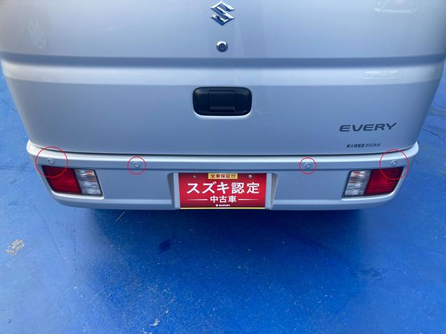 エブリイ ＰＡ　６型　　デモカー使用車　前後衝突軽減ブレーキ　ラジオ　デュアルカメラブレーキサポート（前後衝突軽減ブレーキ）　スピーカー一体型純正ラジオ　エアコン　パワーステアリング　アクセサリーソケット　集中ドアロック　アイドリングストップ（19枚目）